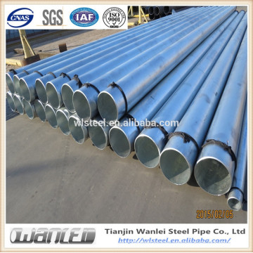 astm a53 ms seamless round galvanized pipe